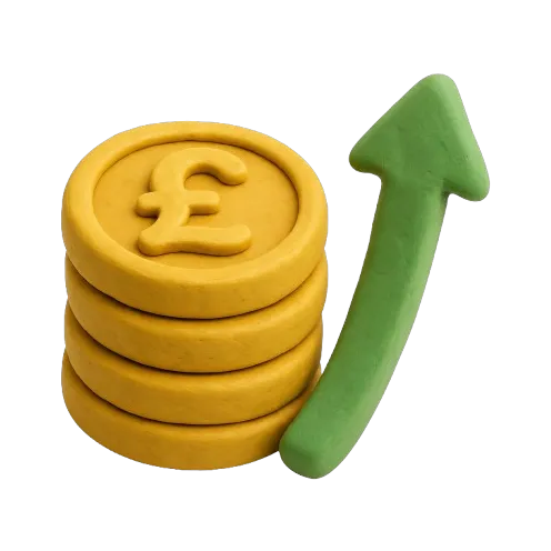 Claymation illustration of a restaurant market and dining spend